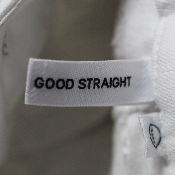 Good American Always Fits Good Classic Slim Straight Jean Size 2/26 Raw Hem - Picture 4 of 6